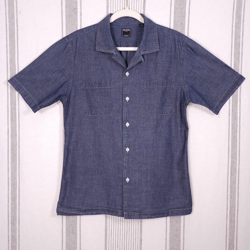 Todd Snyder Blue Casual Button Down Shirt